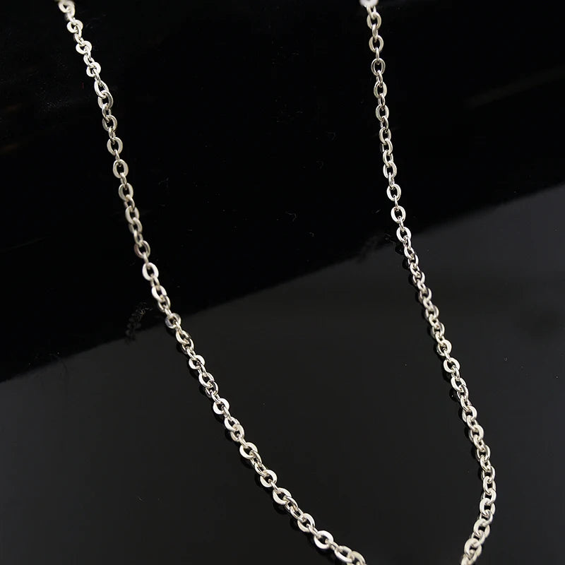 925 Sterling Silver Roll in Meter Link Cable  Semi-finished Machine Makes Jewelry Diamond Cut Chains Wholesale