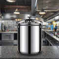Extra Large 4L/5L/7L Commercial Pressure Cooker Thickened Steel Pot for Household Use on Universal Gas Stove Induction Cooker