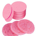 WOXIN Eco-Friendly Round Face Sponge Hot Sale Disposable Cellulose for Bath Facial Cleansing and Exfoliation Soft Texture