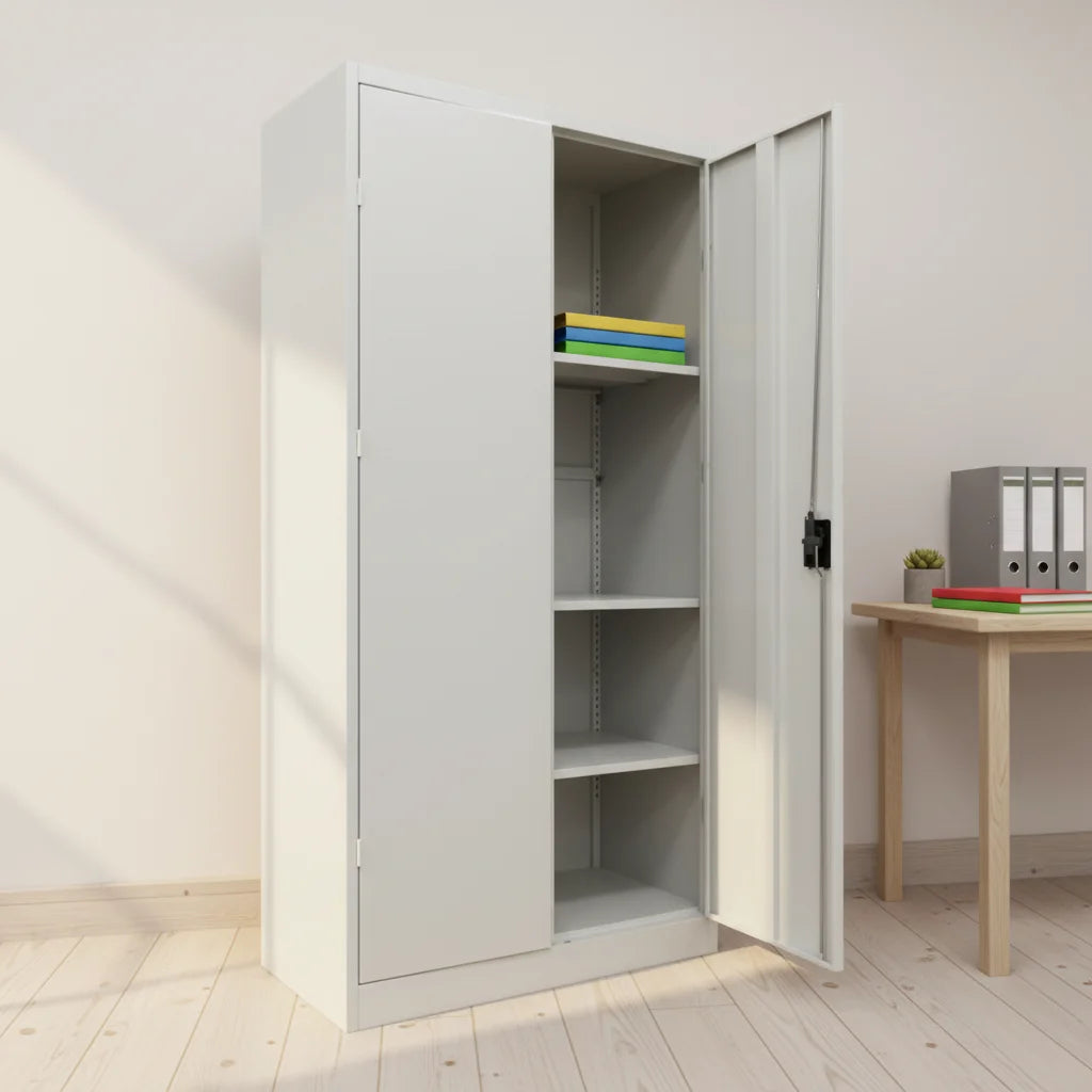 Steel 2  Door Storage Cabinet/metal Storage File Office Furniture/book Cupboard Filing Cabinet