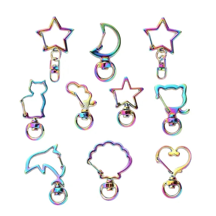 Custom Keychain Holder Organizer Clasp Gold DIY Keyring Lobster