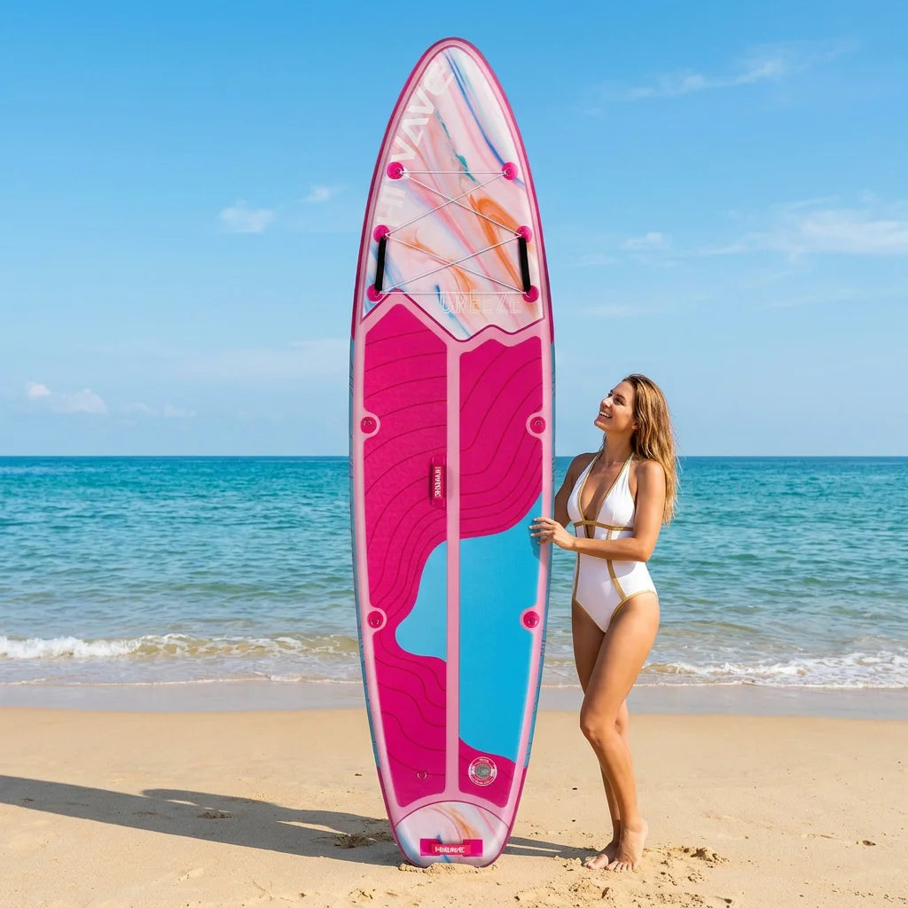 Waterplay Surfing Inflatable sup Paddle Board EU Warehouse Dropshipping pink Stand up Paddle Board Drop Stitch sup Daska