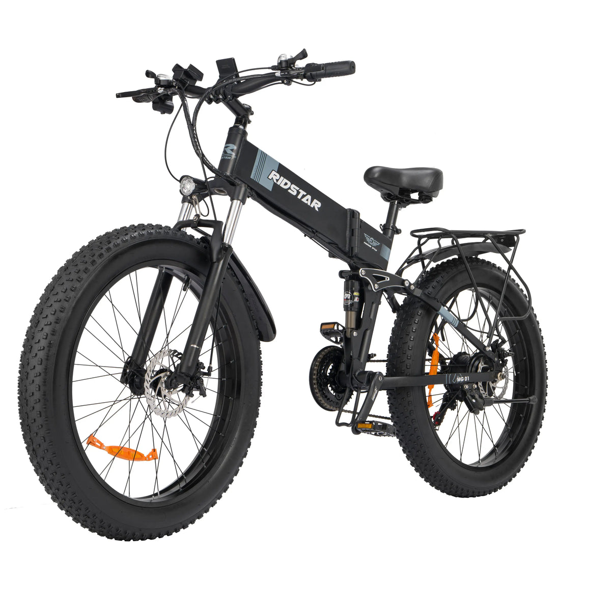 Eu US Warehouse Ridstar Enduro E Bike Fat Tire Electric Moped Hybrid Mountain Bike Folding Electric Cargo Bicycle for Adults MegaBDM