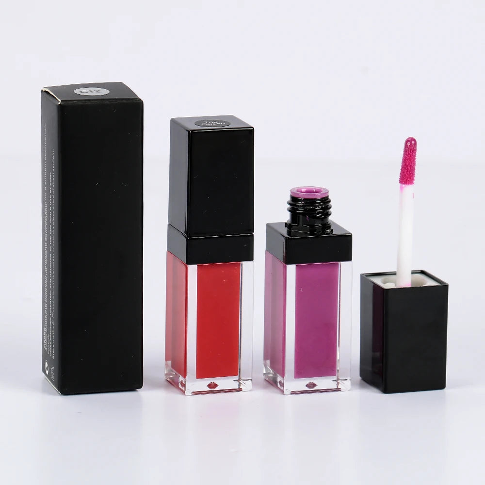 Lip Gloss Custom Your Logo Matte and Glossy Lip Gloss Waterproof Moisturizing Lipgloss