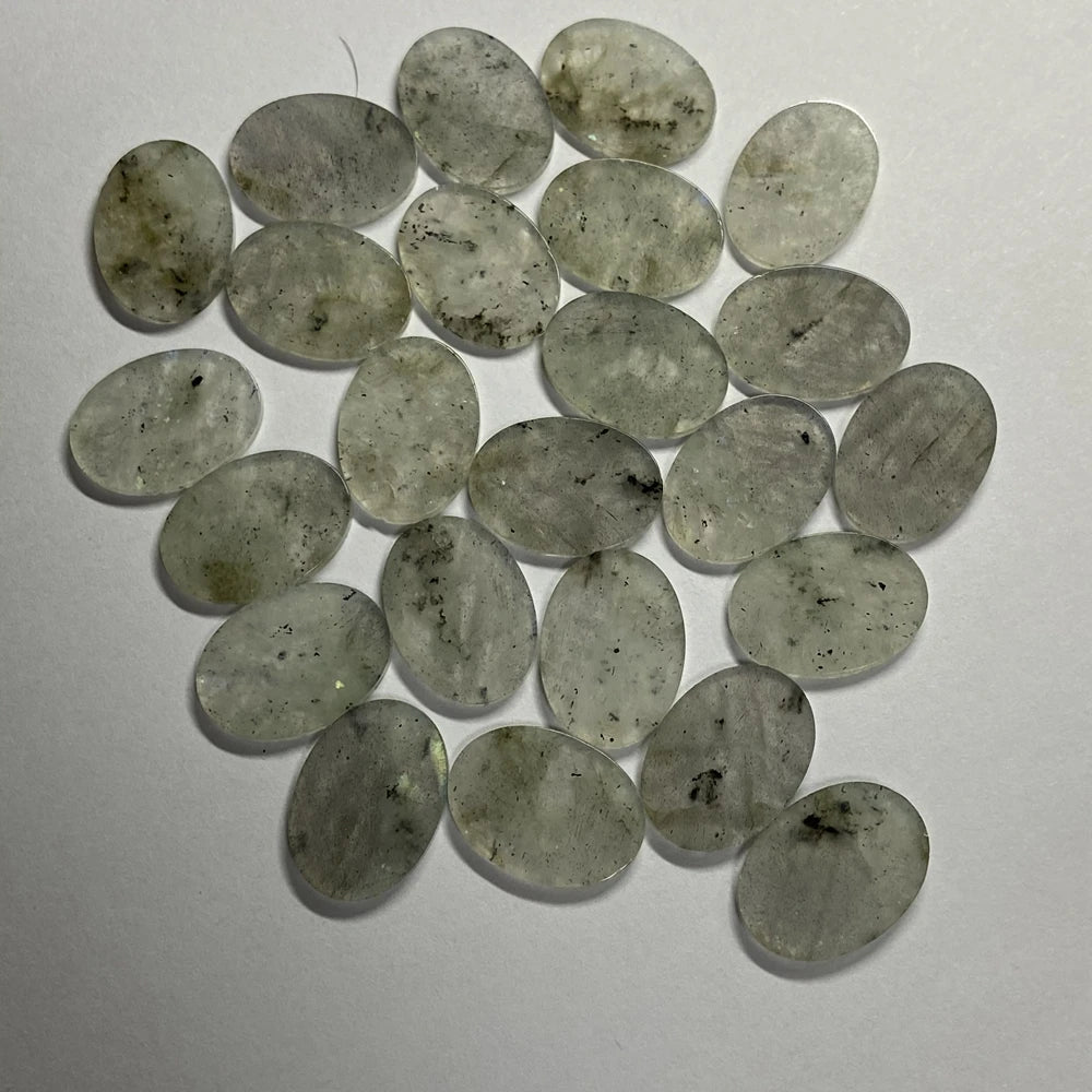 Oval Lapis Lazuli Moonstone 8x10mm to 15x20mm Oval Double Flat Coins Natural Moon Stone
