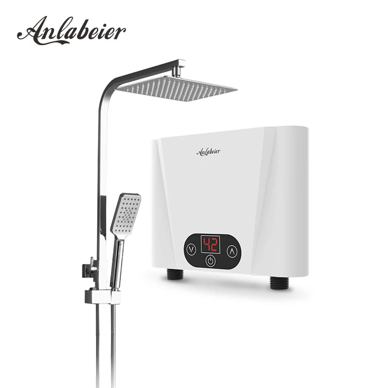 Intelligent Hot Sale 5500W IPX4 Two Bathroom Multi Point Hot Instant Terma Electrica Para Ducha