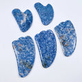 HY Blue Spot Facial Gua Sha Heart Shape Stone Tools Claw Shape Massage for Face