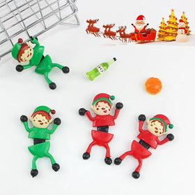 Cheap Price Christmas Gift Snowman Wall Climbing Man Sticky Spider Man Toy Children Decompression Stretchy Sticky Hands Toy