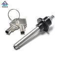 Ingks Designed OEM Steel Stainless Steel With Key Locked Ball Locking Brass Button Chrome Coating Quick Release Pin