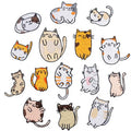 New Design 3D Cartoon Cat Iron-On Embroidery Nonwoven Felt Patches for Kids Clothes Decoration