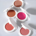 Cosmetic Factory Custom Logo Matte Shimmer Pressed Powder Blusher Cute Make up Organic Single Color Vegan Pigmented Blush