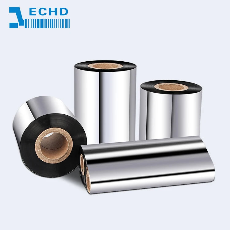 Custom Printed Quality Wax Resin White Ribbon Printer Thermal Transfer