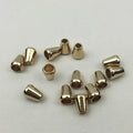 Custom Logo Metal Alloy Drawstring End Caps Cord Rope Drawstring Tips for Clothes and Bags for Garments