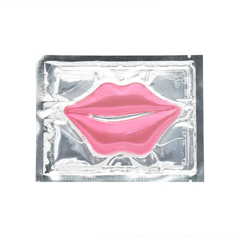 Private Own Label Logo Natural Skincare Hydrating Organic Lipmask Moisturizing Hydrogel Lip Mask Sheets Bulk