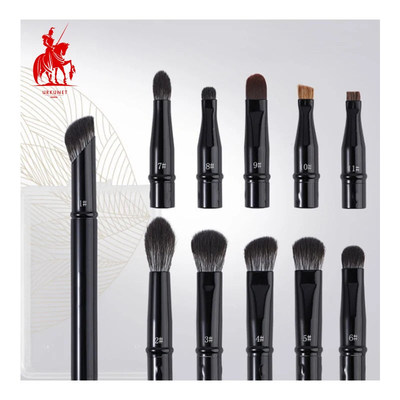 Detachable Brush Head Mini Eye Shadow Eyeshadow Blending Makeup Brush Set Brushes