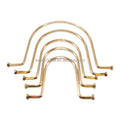 Factory Supply Bag Accessories 130mm Fashional Metal Leather Bag Handle