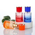 30ml Clear Glass Perfume Bottle Pump Sprayer Reed Diffuser for Skin Care Serum Cream Empty Cosmetic Dispenser Screen Printing