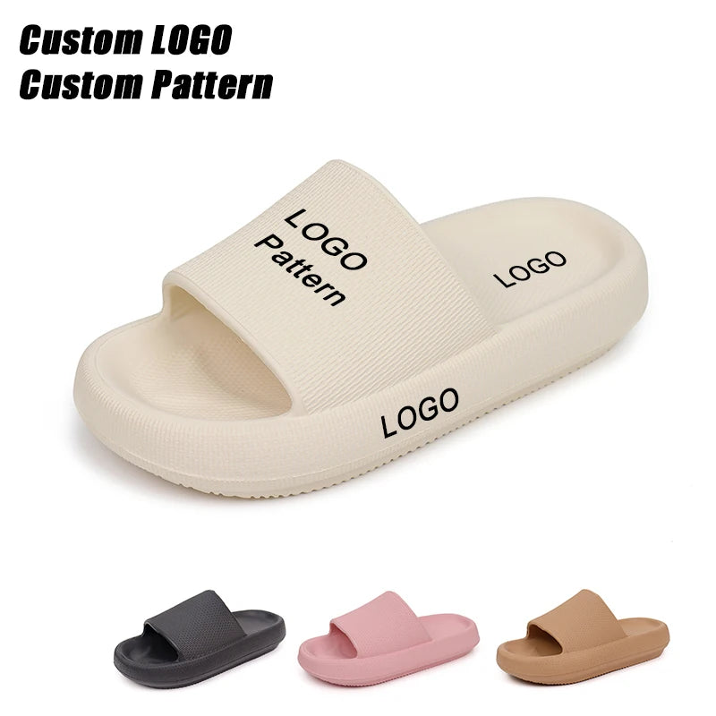 Ycfootwear Free Sample Summer slippers Pantuflas De Mujer Comfortable Soft Platform EVA Pillow Slides Cloud slippers for Women