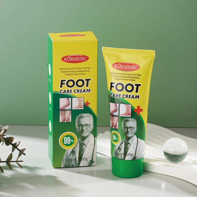 Private Label KORMESIC Foot Rescue Cream Soothing Moisturizing Repairing Rapid Cracked Foot