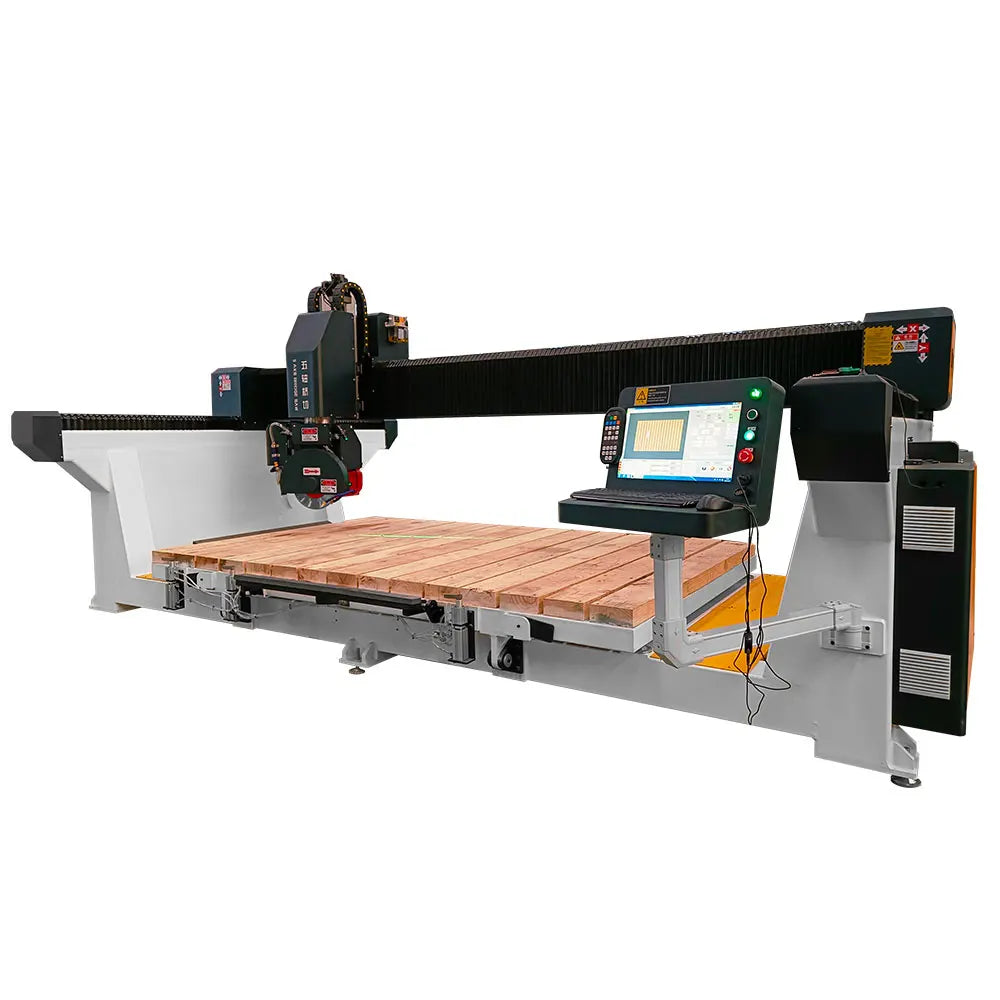 Stone Cutting and Milling Machine Cnc Bridge Saw 5 Axis for Marble Granite Countertops