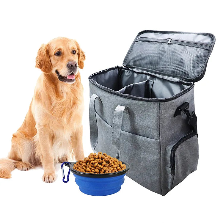 Stocked Wholesale Grey Black Dog Supplies Airline Approved Bag for Dog Travel