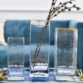 Custom Eco-friendly Modern Nordic Style Luxury Clear Hydroponic Glass Vase for Home Fashion Decor and Tabletop Use