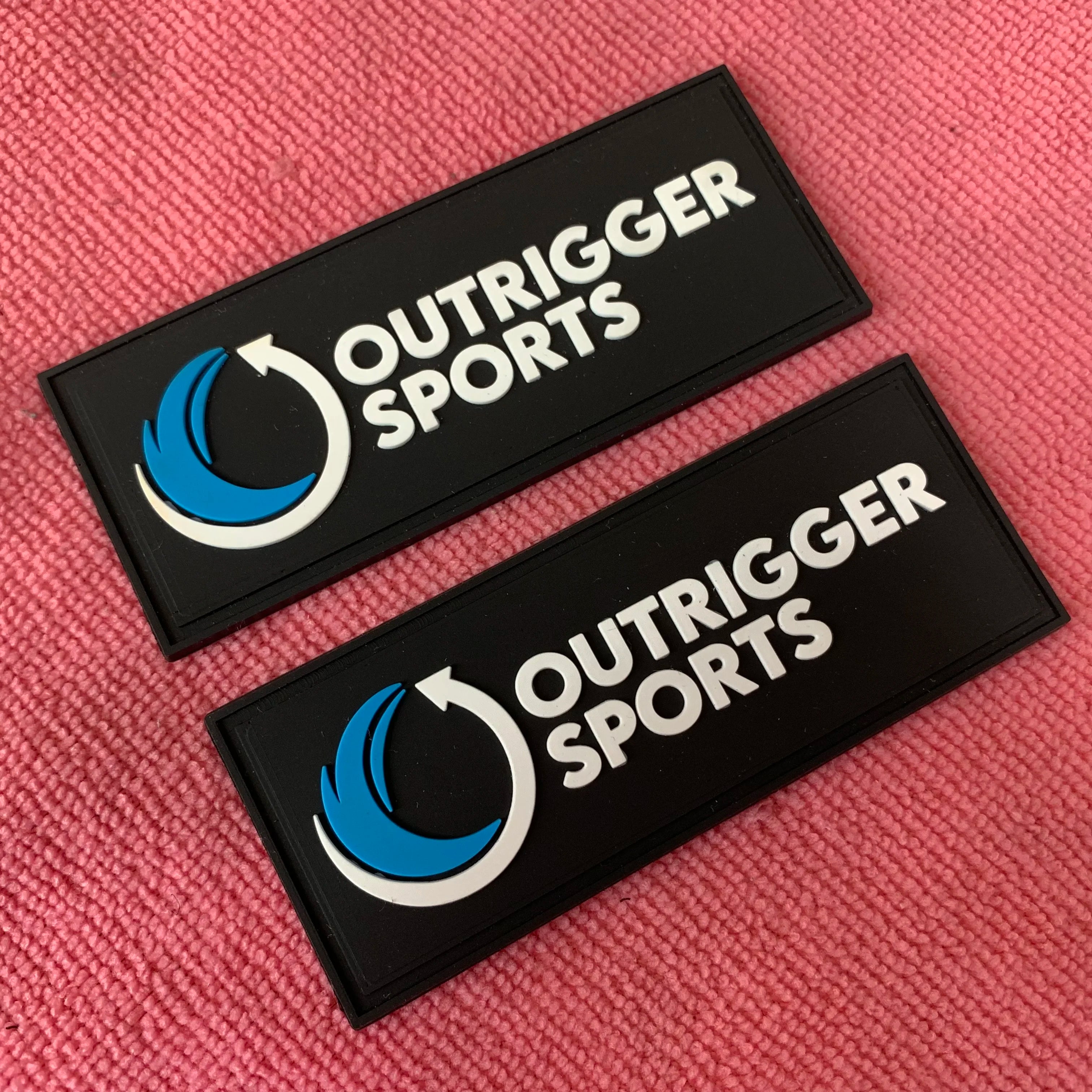 Handmade 3D Effect Recycled PVC Rubber Patchnew Style Sewing on Backpack Silicone Rubber Label for Uniform