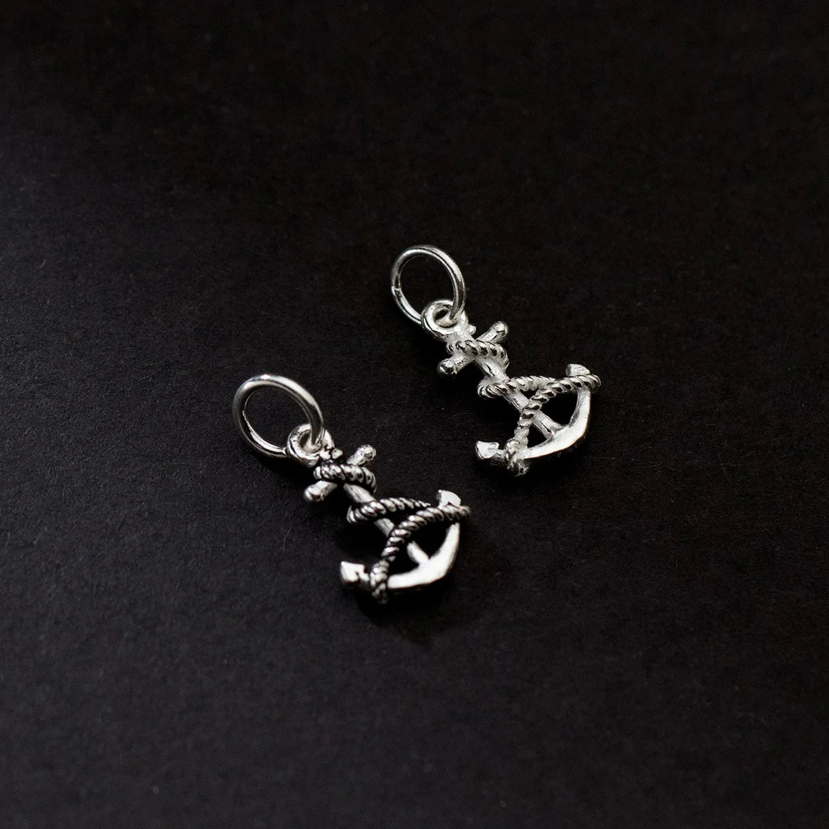 Hot Sales 925 Sterling Silver Boat Anchor Charms for Jewelry Necklace Making Pendant