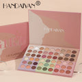 HANDAIYAN 54 Color Eye Shadow Palette Book Custom logo High End Empty Eyeshadow Packaging Luxury Unbranded Eyeshadow Palette