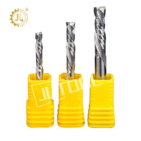 Up Down Cut Two Spiral Flute Compression Router Bit Double Edged Compound Milling Cutter for MDF and Particle Board