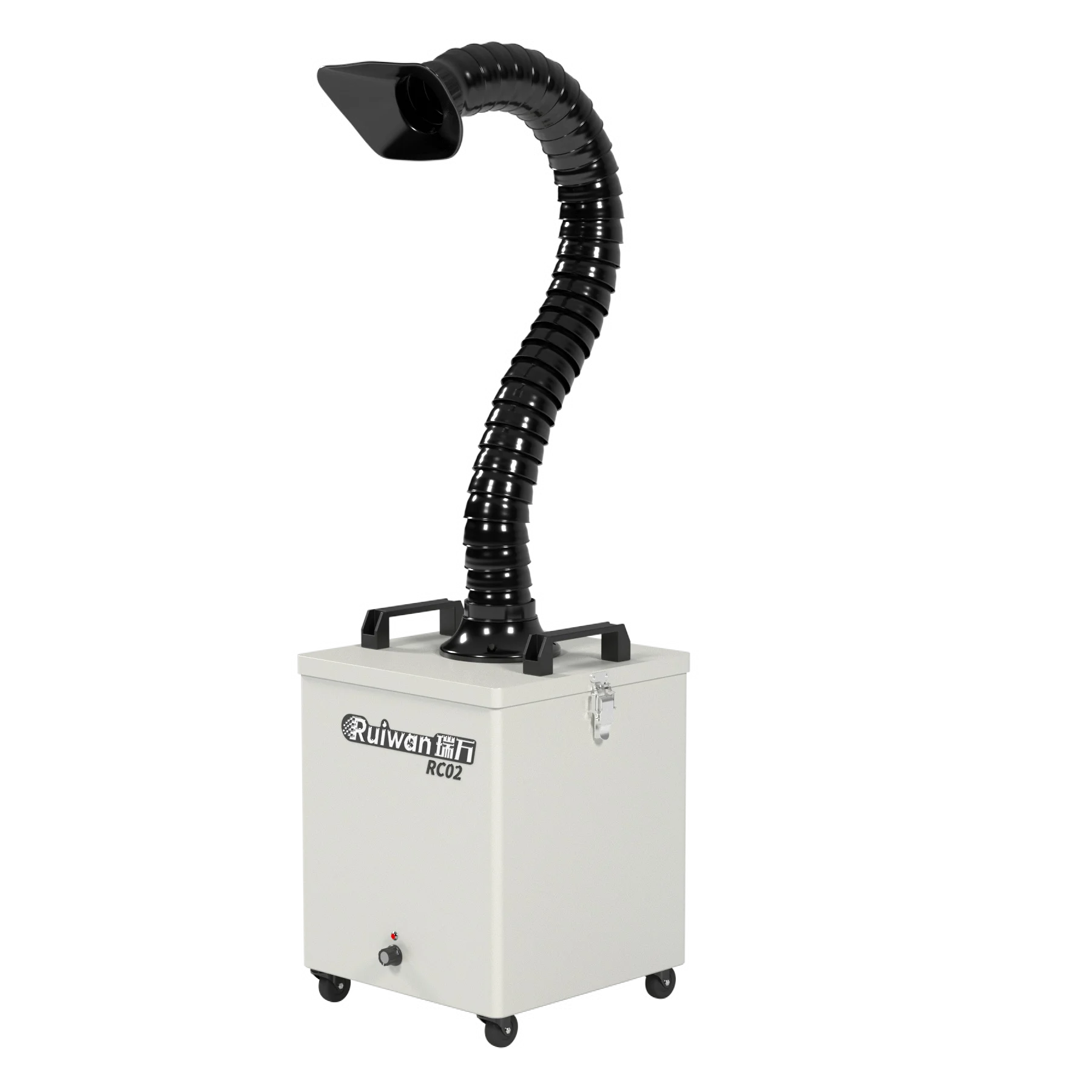 Ruiwan RC02 Small Size Industrial Laser Marking MetalCraftsPrecious Metail Grinding and Polishing Dust Collector