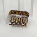 Wjia Korean Framce Medium Shark Clip Smut Dyed Back Hair Clip Clip French Half Hair