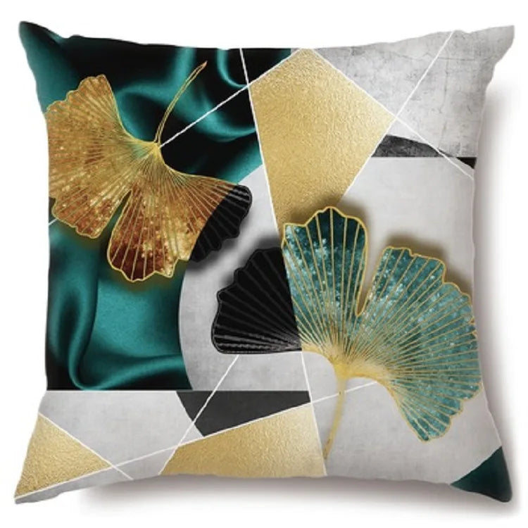 New Style Digital Printing Throw Pillow Covers Luxury Painted Geometric Cushion Cover