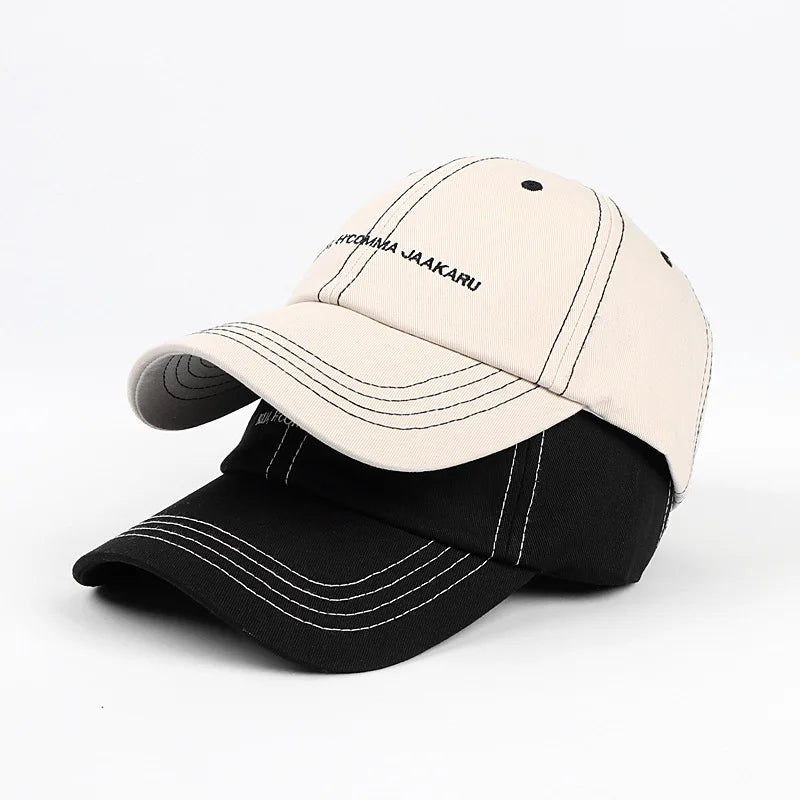 New Style Custom Cotton Casual Embroidery Hip Hop Baseball Cap Common Image Spring Summer Simple Sunshade Hats