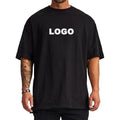 Oversized Tshirt 100cotton Solid Plus Size Custom Printing Embroidery Oem Logo Mens Workout GYM T Shirt Short Sleeve Tee-Shirts