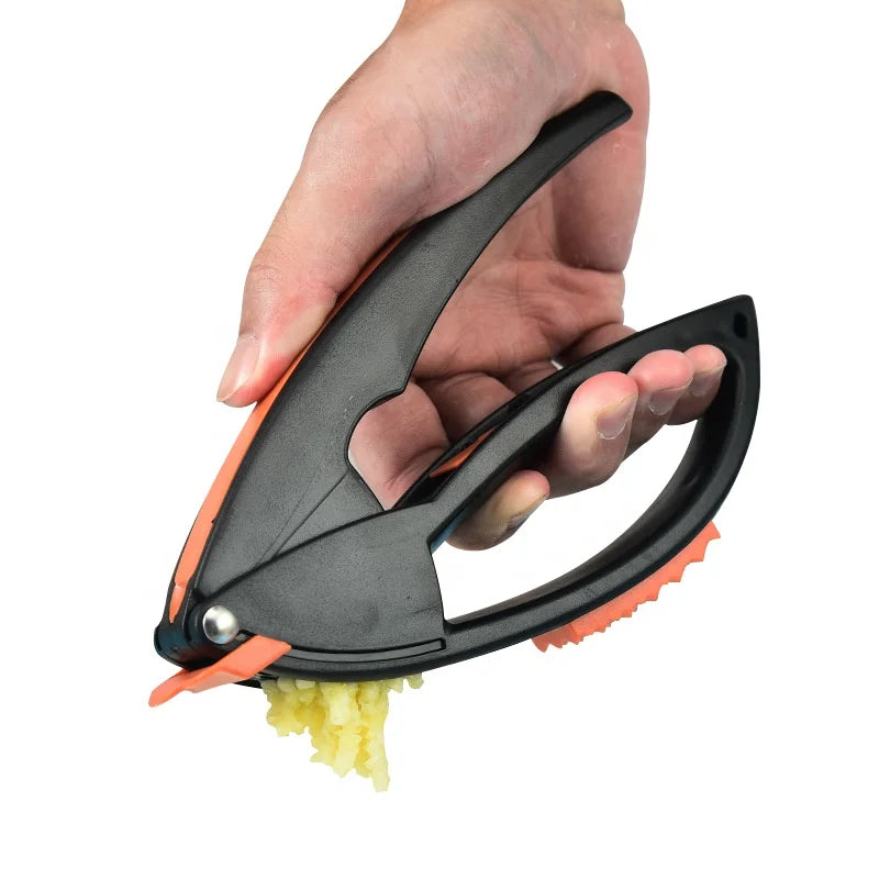 Hand Press Vegetable Garlic Onion Ginger Cutter Slicer Smasher Kitchen Tool Plastic High Quality