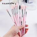 MAANGE 13pcs Professional Eye Makeup Beauty Tools Eyeshdow Eye Detail Brushes Convenient Makeup Brush Set