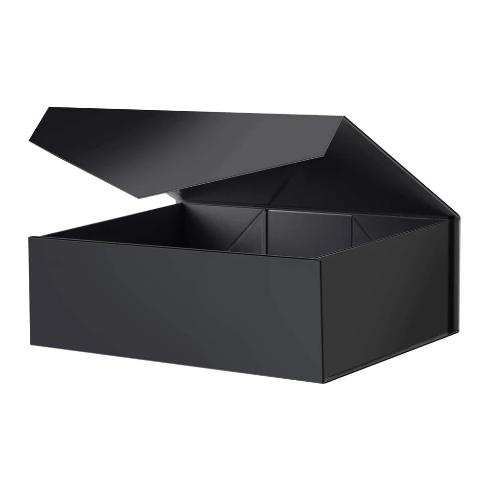 2025 Popular Style Black Card Paper Box Personalized Custom Logo Gift Box