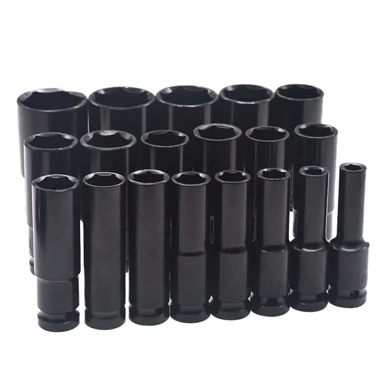 8-34mm 1/2 Inch Drive Impact Socket Set Chrome Finish Socket OEM Customized for Removing Tire Screws