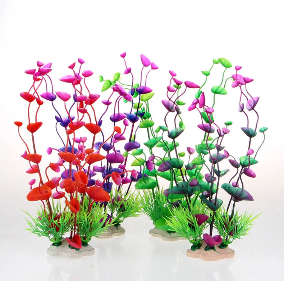 Wholesale Aquarium Fish Tank Landscaping Plastic Artificial Aquarium Plants