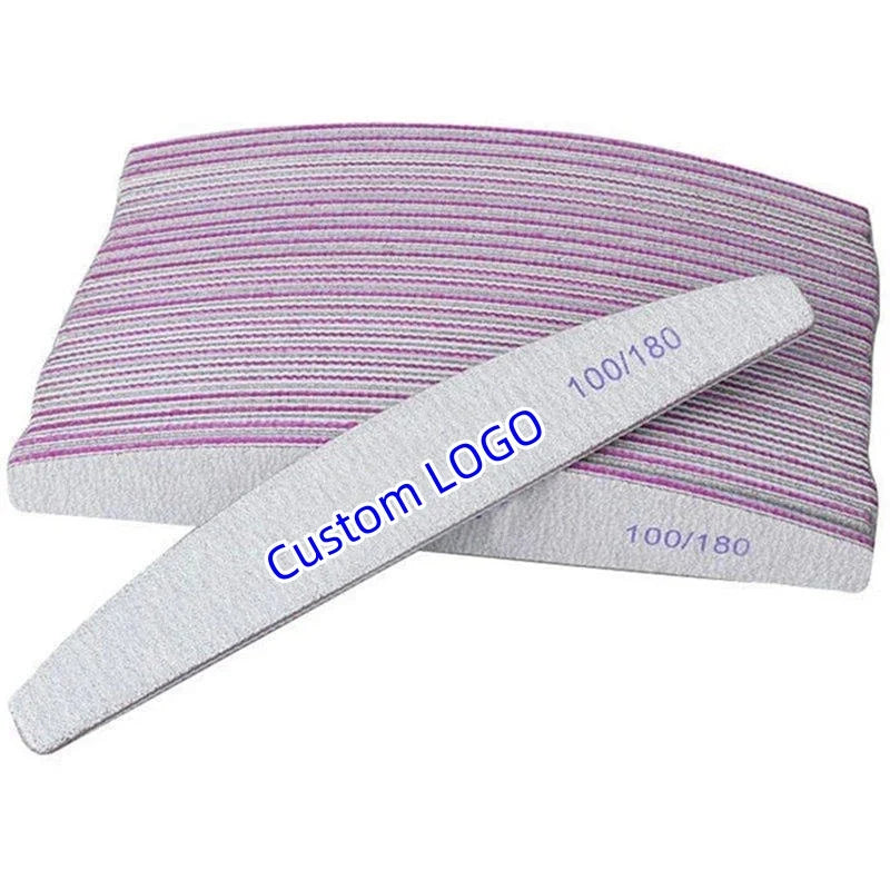Hot Selling High Quality Thickening Nail File 100 180 Portable Manicure Tools Nail Polishing Pedicure Durable Nail Buffer