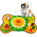 Hot-Selling Pet Snuffle Mat Toy Cat Dog Sniffing Mat Pet Training Washable Hidden Food Puzzle Toys Slow Food Interactive Dog Toy