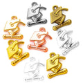 YuenZ 8 color metal alloy Bachelor's Hat Charms Pendant DIY Earring necklace Jewelry Making Handcrafted Accessories 17*14mm N168