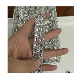 Hot-Fix Crystal Rhinestone Patches Iron on Clothes Dress