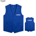 Customized Logo Formal Autumn Sleeveless Polyester Work & Volunteer Vest-Promotional Advertising Unisex Outerwear