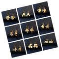DAIHE Stainless Steel Earrings Infinity Fashion Hoop Classic Simple Earrings for Women Jewelry Wedding Party