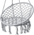 Woqi Hammock Chair  Hot Sell Macrame Swing  Durable Cotton Rope Swing for Bedroom Patio Garden DeckYard Swing Chair