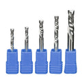 JR133 2F Compression Bit Two Flutes Spiral End Mill for PVC Acrylic Wood