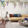 YKEX 076 Natural 3D Wallpaper Murals Modern Abstract Art Plant Leaf Waterproof Home Decoration Wall Paper