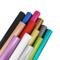 12*53 Inch Superfine Champagne Gold Faux Leather Fabric Solid Color Synthetic Crafts Material for Wallets Jewlery Making